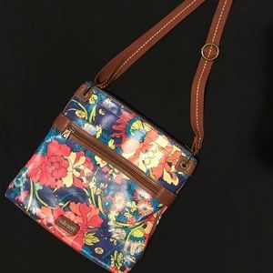 Sakroots Artist Circle Flat Crossbody Canvas